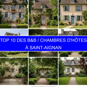 Top 9 des B&B / Chambres d'hôtes à Saint-Aignan