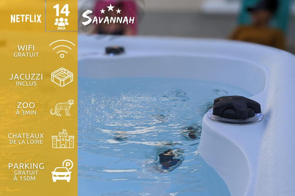 Le Savannah - Jacuzzi - A 3min du Zoo de Beauval