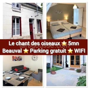 LE CHANT DES OISEAUX, 3Km du Zoo de Beauval, Parking gratuit ,WIFI et NETFLIX gratuits à Saint-Aignan